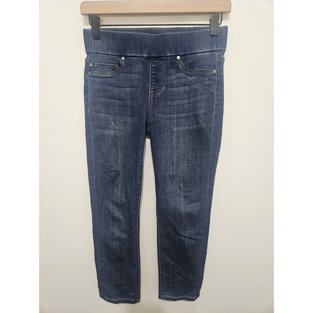 Liverpool The‎ Capri Pull On Jeans Dark Wash Petite 0P 25 Womens Denim